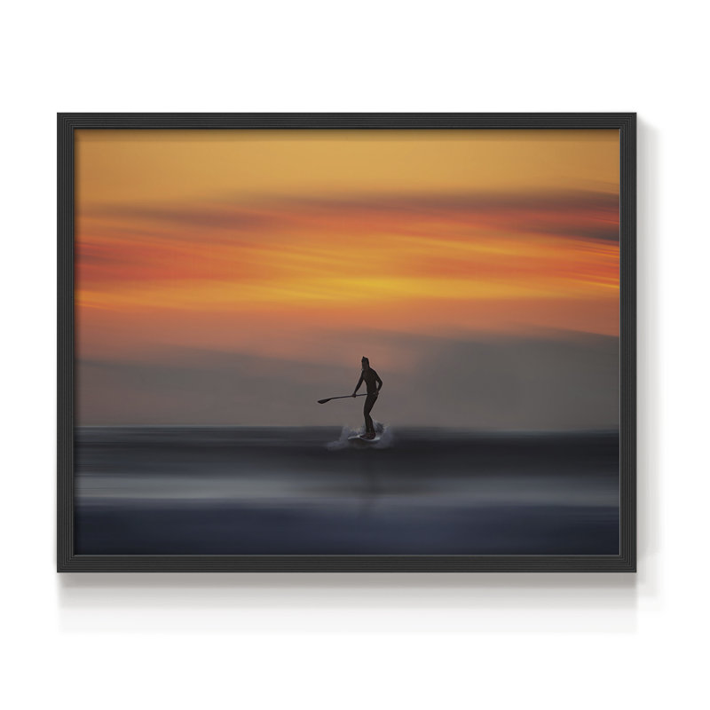 «Lone Rider», reproduction encadrée, Noir, H 16 po x l 20 po