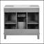 Meuble-lavabo 36 po avec lavabo supérieur, armoire de rangement moderne avec 2 portes à fermeture douce et 2 tiroirs, meuble-lavabo simple-1713226496