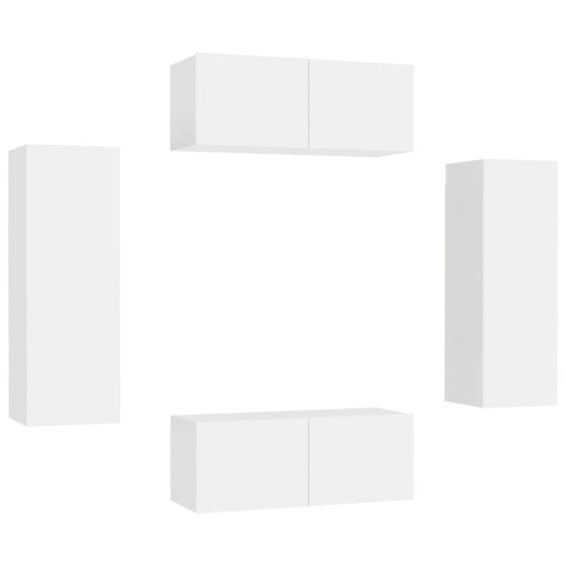 Blagg TV Stand for TVs up to 88", White