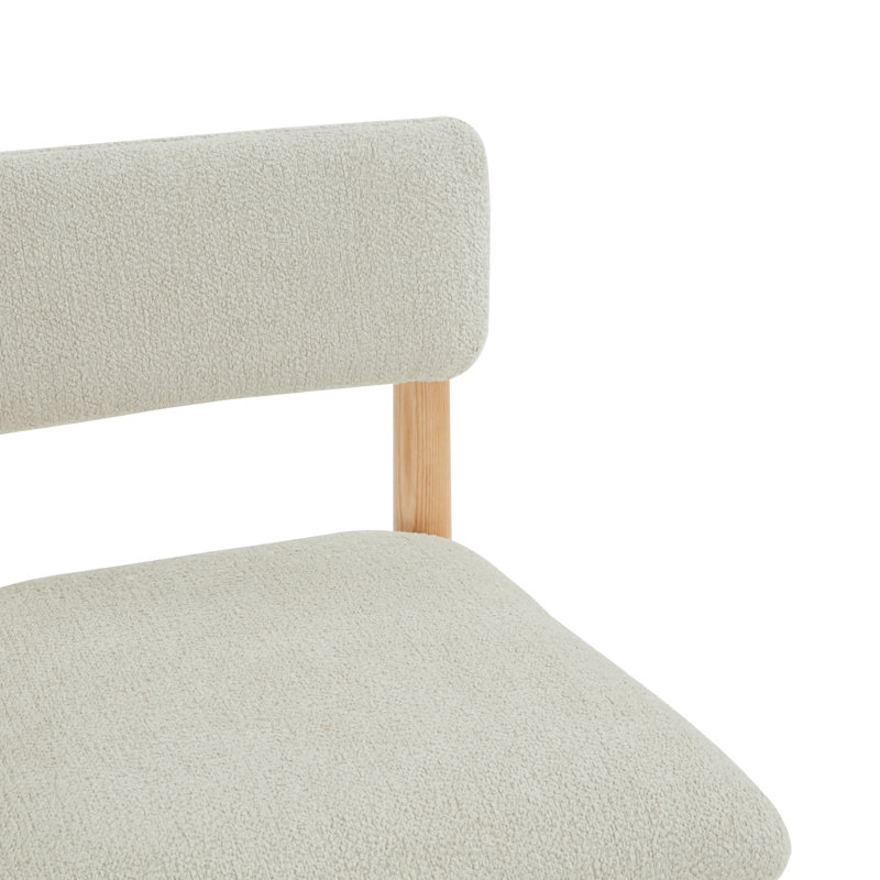 Tabouret Boston Boucle, Taupe, Tabouret de comptoir (siège d'une hauteur de 26 p