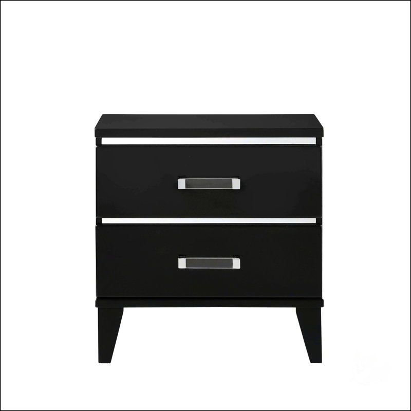 Table de chevet 2 tiroirs Contemporary
