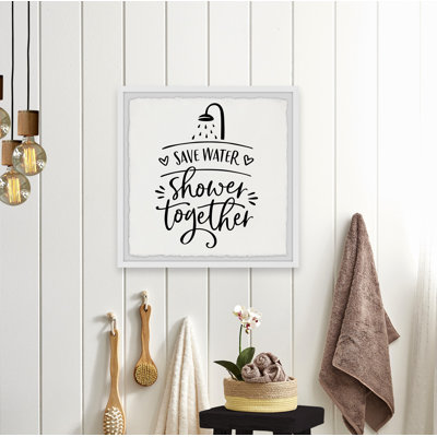 Save Water - Single Picture Frame Print
