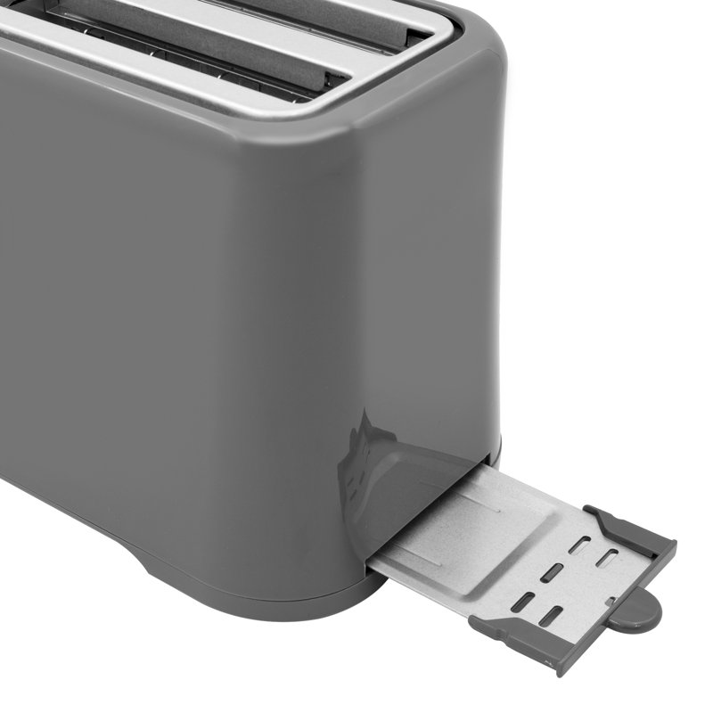 2 Slice Toaster, Grey