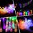  Aman 21.3 ft Solar Powered Water Drop Fairy String Lights with 8 Modes 30 LED Outdoor Waterproof for Garden Patio Decor-1689762340