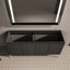 Meuble-lavabo 60 po en chêne foncé