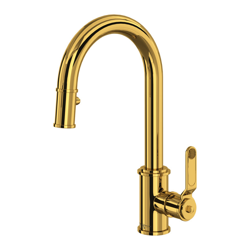 Armstrong™ Pull-Down Bar Faucet with Accessories, Unlacquered Brass