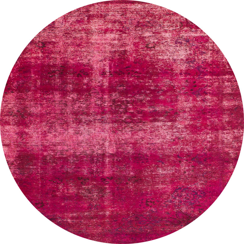 Abstract Indoor Rug, Round 5'