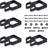 Fencer Wire Pack of 5 Heavy Duty Fence Bracket, Metal Connector for Post and Panel Connection