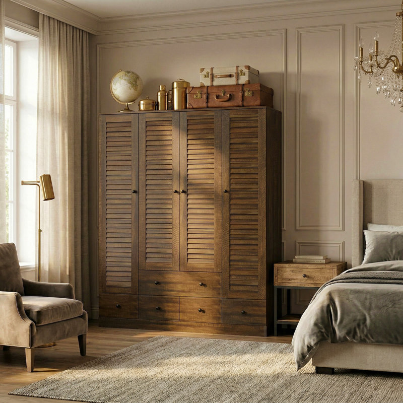 Armoire Cahlia, Brun