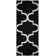 Bathampton Geometric Tufted Black Area Rug