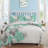 7 Piece Floral Comforter Set Soft Microfiber Bedding Set with Sheets for All Seasons-122608039-122608040