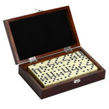 Premium Domino Set with Wooden Carry Case