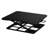 Fielder Adjustable Metal Base Standing Desk Converter