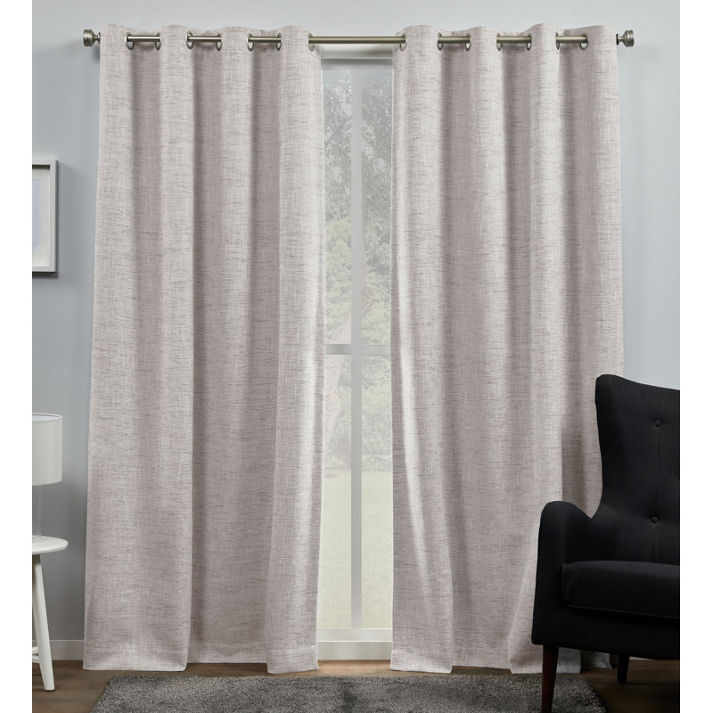 Palni Curtain Pair, Blush, 52" W x 96" L