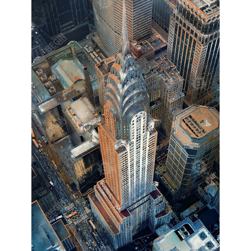 Chrysler Building NYC Canvas - Bedroom Decor Wall Art