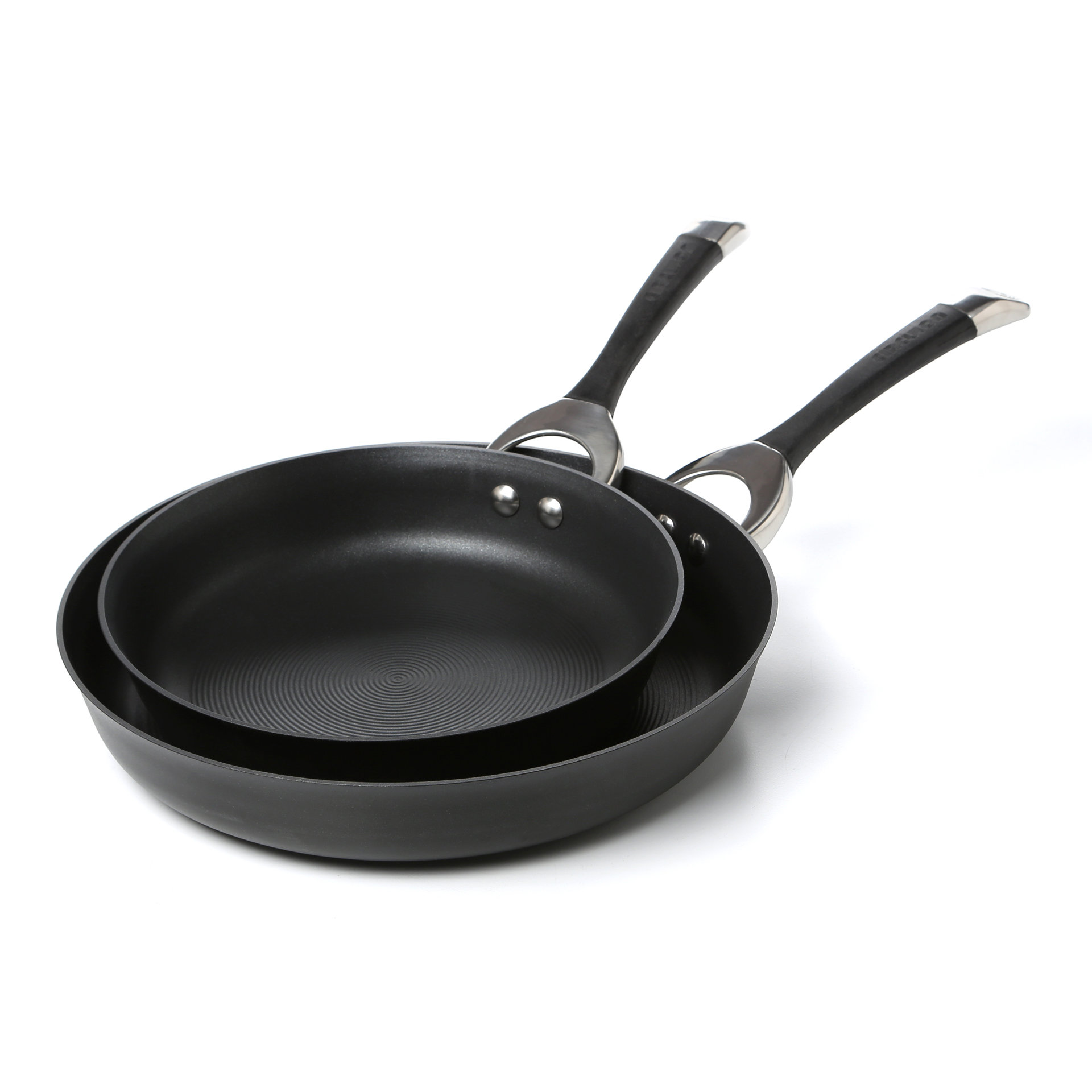 Circulon A1 Series with ScratchDefense Technology 2pc 8.5 and 10 Nonstick Induction Frying Pan Set - Graphite
