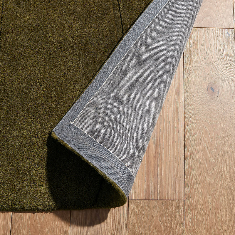 Tapis Kava - olive, Rectangulaire 11 pi x 14 pi