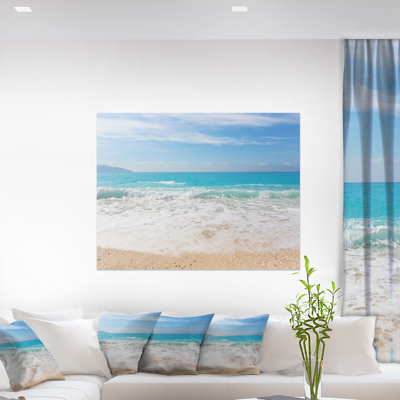 Alloway White Waves Kissing Beach Sand' Photograph