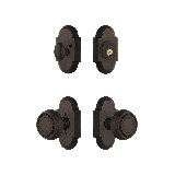 Nostalgic Warehouse Cottage Entry Set with Mission Knob