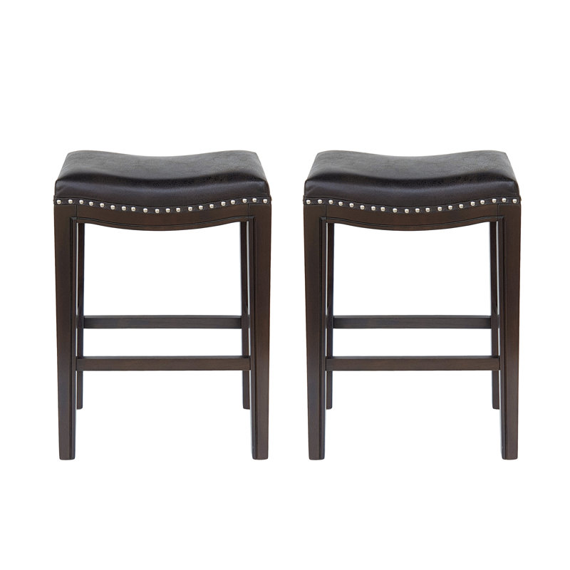 Ensemble de 2 tabourets de comptoir Tiffin, Noir