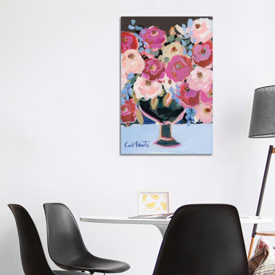 «Bloom Through The Dark» par Kait Roberts - peinture sur toile tendue