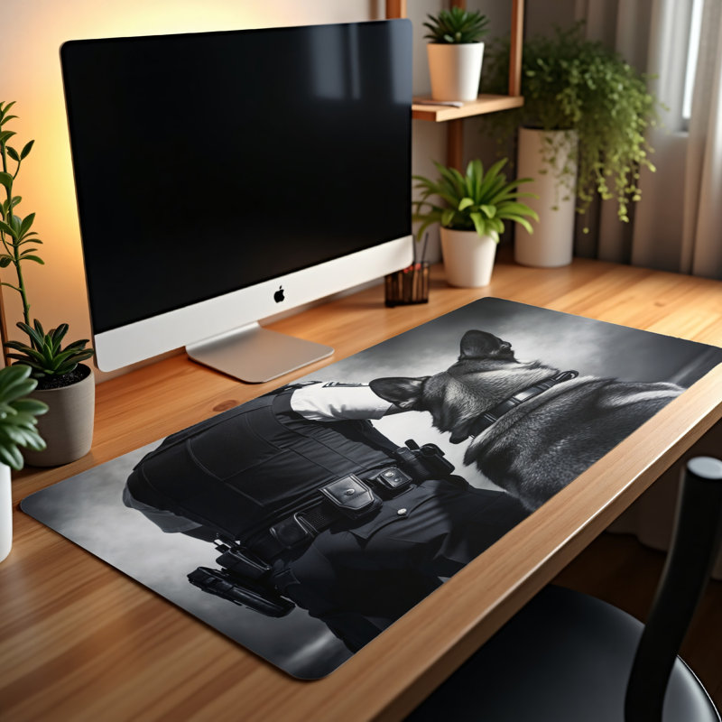 Polyester Desk Pad, 14.4x12.1