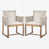 Coussin beige / structure brun clair est en rupture de stock