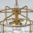 4-Light Lantern Waterglass Chandelier-1109335667