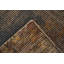 Tapis rustique à motif abstrait terreux 7 x 9