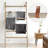 Très grand porte-serviettes en bois rustique 6 pi-1711855064