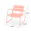 Chaise d'appoint d'extérieur Conrad