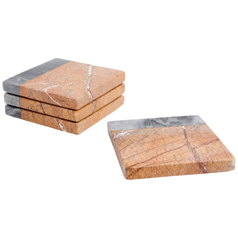 Square 4 Piece Coaster Set