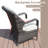 3-piece Patio Rattan Bistro Set With Coffee Table-1110852079