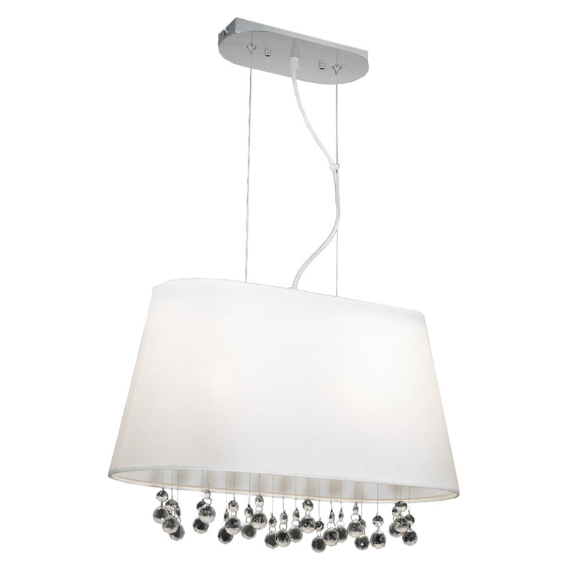 Harry 2 - Light White Crystal Pendant