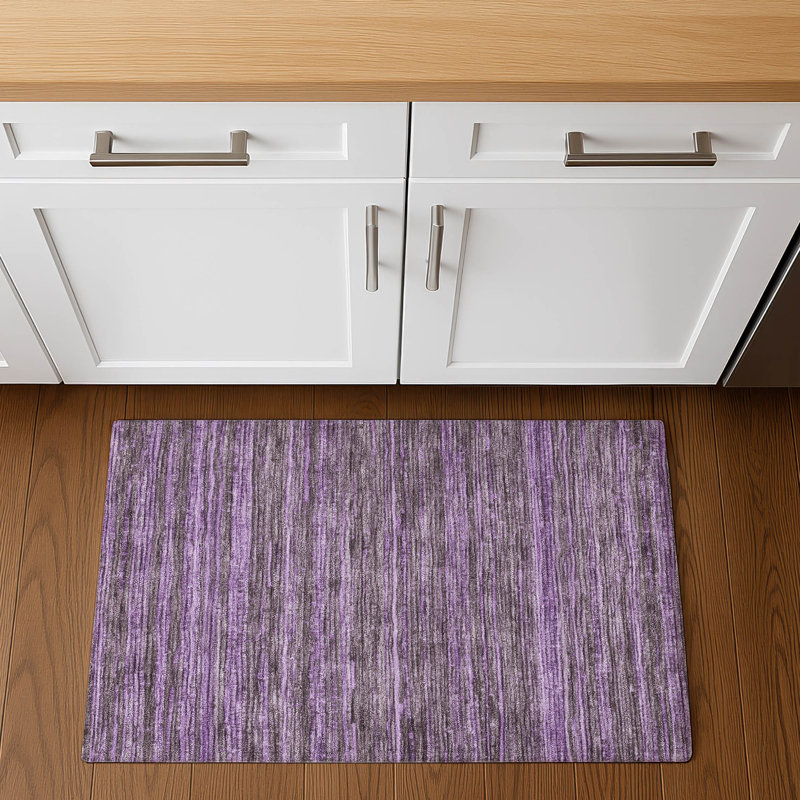 Premium Machine Washable Arnoldina AMF1846 Stripes Rug, Rectangle 1'8" x 2'6"