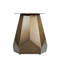 Table de salle à manger moderne blanche 53 po avec base en métal et base durable
