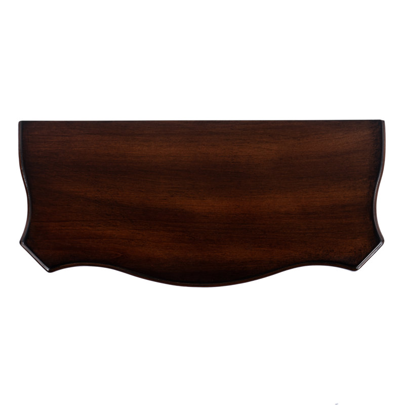 Cheshire Ballerina 22" Console Table, Dark Brown