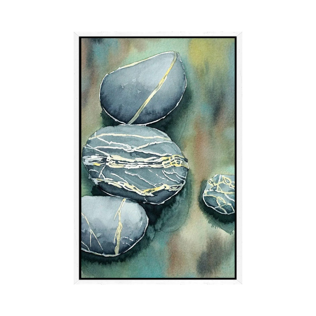 Pebbles von Luisa Millicent - Galerie-verpackte Leinwand Giclée auf Leinwand