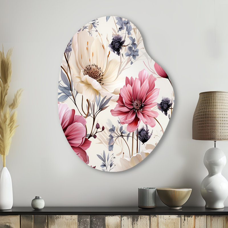 Hamrick - Décoration murale irrégulière en forme de poire en métal, H 38 po x l 28 po x P 1 po