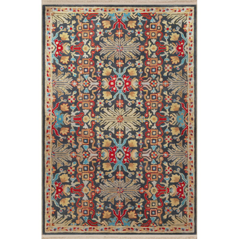 Tapis rectangulaire Rectangle, Rectangle 4 pi x 6 pi 7 po