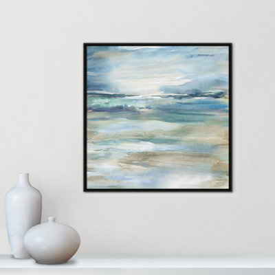 Reflection Skies - Square Version Print par Carol Robinson