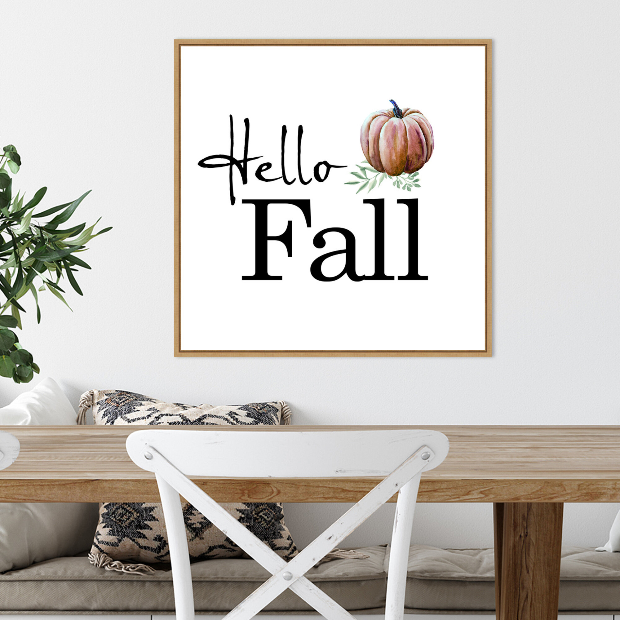 Pumpkin Patch Cursive  Living Room Wall Decal - Story of Home Decals