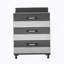 Armoire de rangement 3 tiroirs Boss