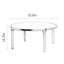 Table de bout ronde en noyer noir-107124058