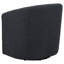 Fauteuil d'appoint pivotant en tissu Mossbrook anthracite-2092334391