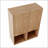 24 Inch Bathroom Side Cabinet with Soft Close Doors and Floating Mounting Design for Elegant Storage