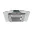 Hotte de cuisine murale à conduit 30 po 650 pi ³/min en nickel brossé