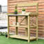 Acob Fir Wood Potting Bench