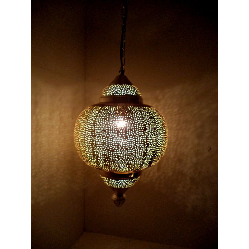 - Light Silver Unique/Statement Pendant