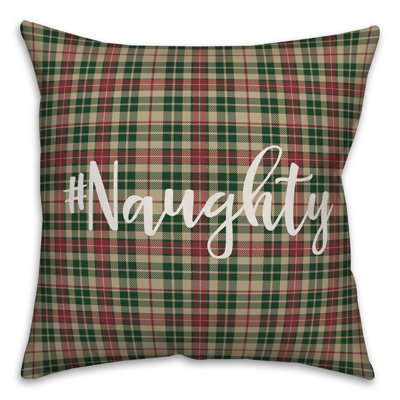  Coussin Naughty in Tartan